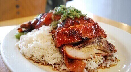 Chicken with ginger rice